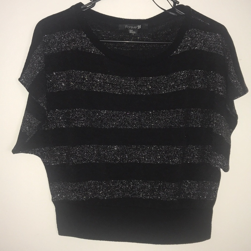 F21 Loose Sparkly Blouse